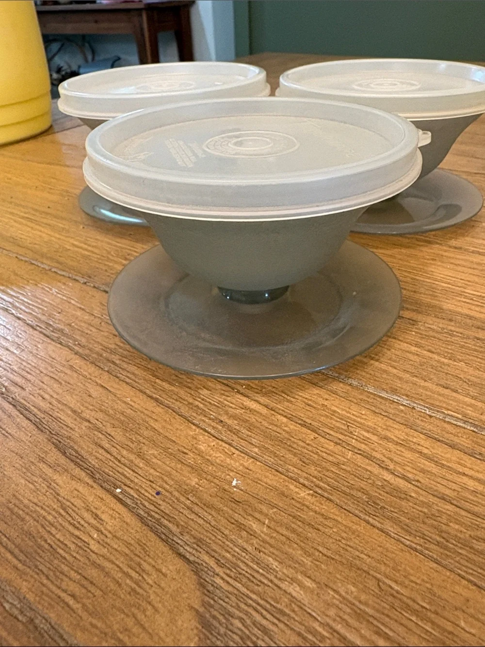 Vintage Tupperware Parfait/Snack Cups - Set of 3